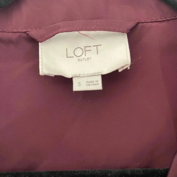 🔥3x Host Pick🔥 Ann Taylor Loft peplum windbreaker - Picture 5 of 7